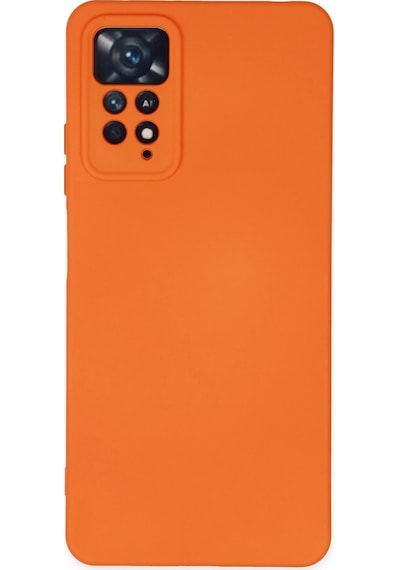 Uryport Xiaomi Redmi Note 11 Pro Kılıf Nano İçi Kadife Silikon - Turuncu