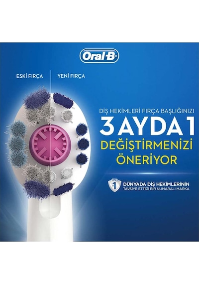 Oral-B Pro 750 Şarj Edilebilir Diş Fırçası + Seyahat Kabı