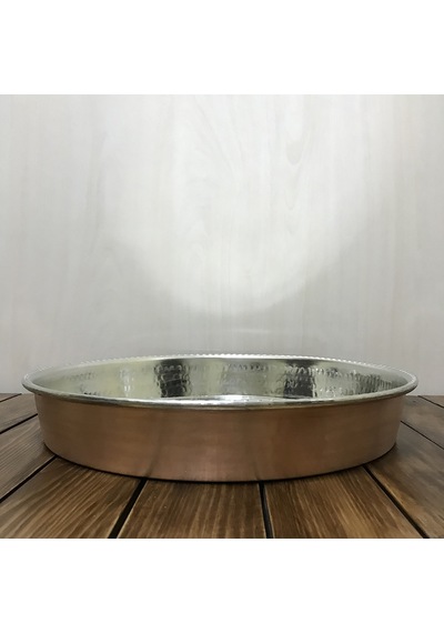 Bakır Fırın Tepsisi 40 CM Bakır