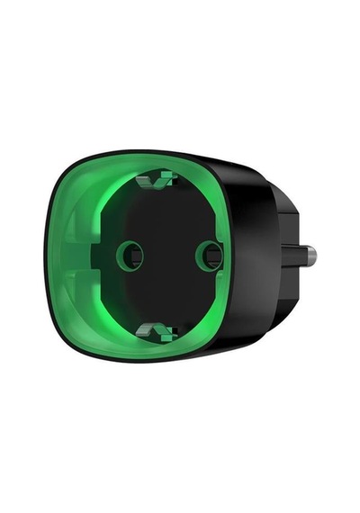 Ajax Socket Eu Type F Jeweller Güç Tüketimi İzleme Özelliğine Sahip Akıllı Priz Siyah