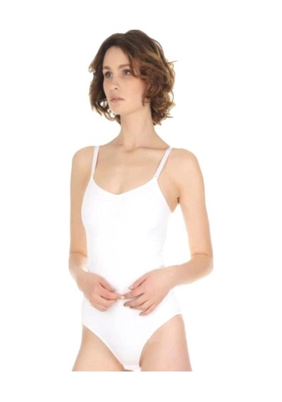 Momslab Kadın Beyaz Çıtçıtlı Bady Korse 9016 Beyaz