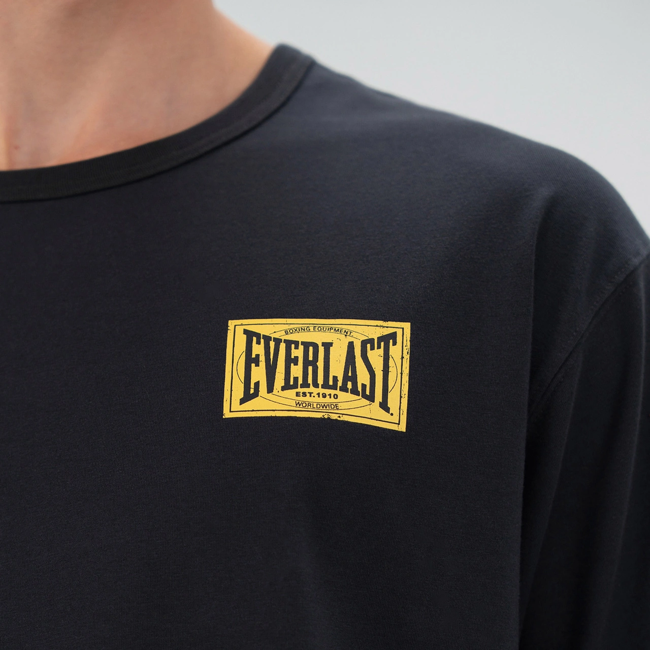 Everlast 1910 Classic Comfort Erkek Gri T-shirt Tm0166 Gri