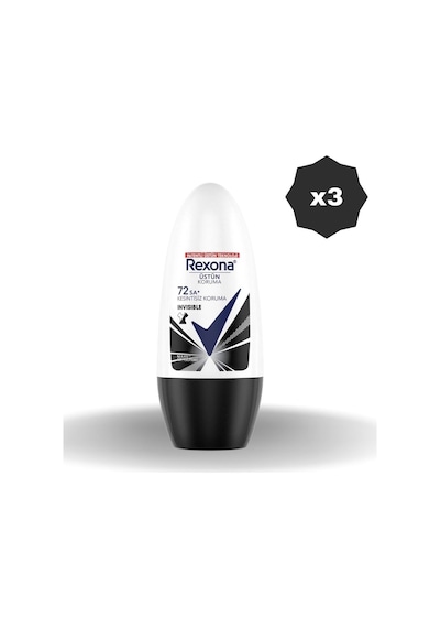 Roll-on Invisible B&w 50 Ml - 3 Adet