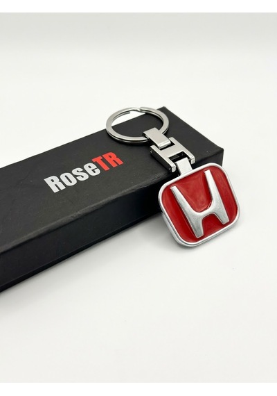 Honda İle Uyumlu Metal Kırmızı Anahtarlık Aksesuar Civic Jazz City