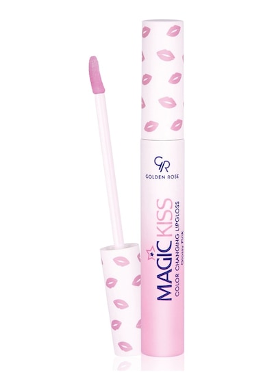 Golden Rose Magic Kiss Color Changing Lipgloss Pink