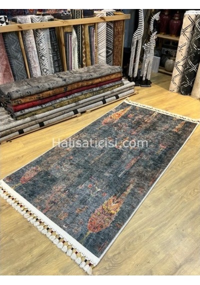 Salerno Çamaşır Makinesinde Yıkanabilir Kilim Halı Hs1041 Çok Renkli