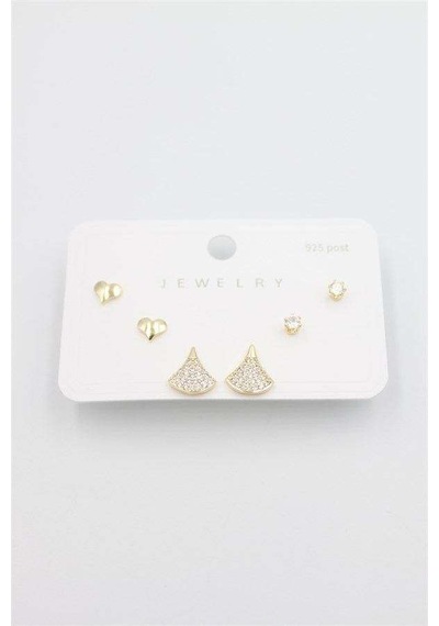 Çoklu Set Küpe - Altın Renk: Altın Diğer 03190712