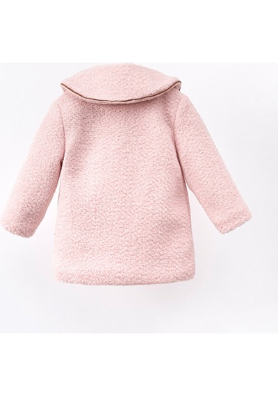 Cumino Cute Kız Çocuk Şapkalı Kaban Pembe