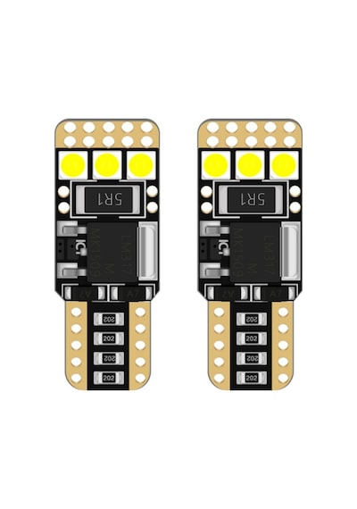 T10 Dekoratif Led Ampul Buz Mavi 12v 4w Canbus / Laam953-2 Renkli
