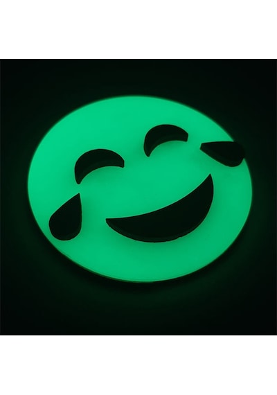 Emoji , Fosforlu Emojiler ( Karanlıkta Parlar ) Duvar Süsü 6,5 Cm (395842168)