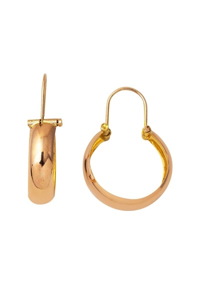 14 Ayar Klasik Oval Halep Altın Küpe Kpsc14k30852