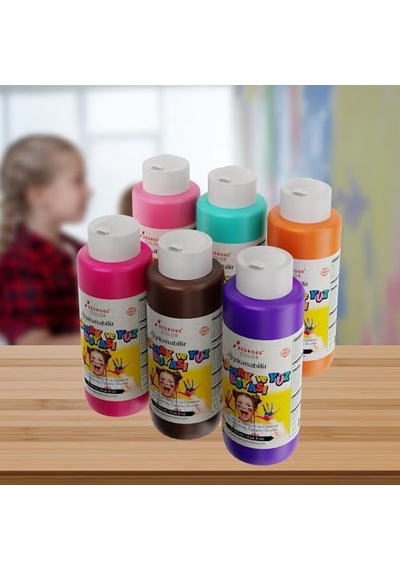 Tamamlayıcı Renkler Parmak Boyası 6'lı Set 6x120 Ml Diğer