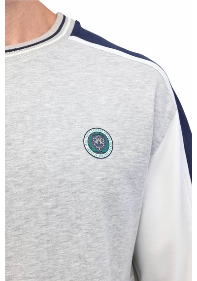 Lumberjack Ml Nala 16blo-05 5pr Gri Erkek Sweatshirt A102024004 Gri