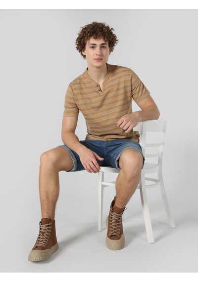Colin'S Bej Erkek Tshirt K.Kol Cl1062865_Q1.V2_Beı