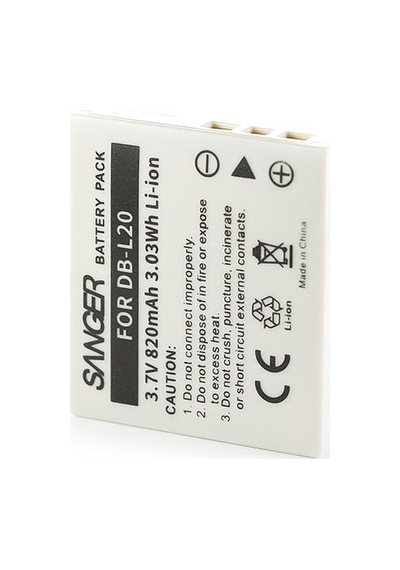 Sanyo Xactı Dsc-J4 Vpc-C1 Vpc-C4 Vpc-C5 için Sanger Db-L20 Batarya