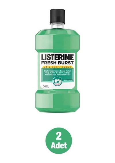 Listerine Fresh Burst Ağız Bakım Suyu 250 ML x2