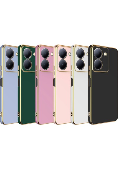 Zore Vivo Y36 4g Kılıf Msra Bark Kapak - Koyu Yeşil Koyu Yeşil