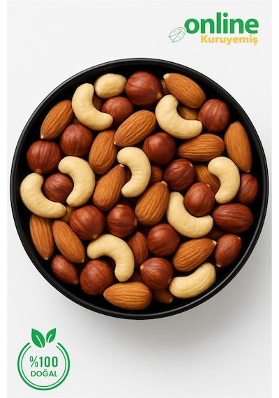 Online Kuruyemiş Çiğ Lüx Karışık Kuruyemiş 500 Gr 500 G