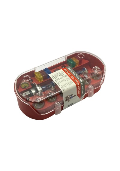 12v H4 Ampul-sigorta Seti Acil Set +%220 Fazla Işık 30 Parça