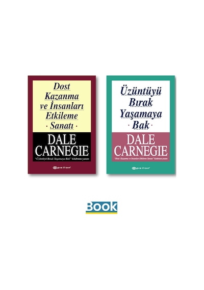 Dale Carnegie Kitap Seti / Dost Kazanma Ve İnsanları Etkileme Sanatı - Üzüntüyü Bırak Yaşamaya Bak