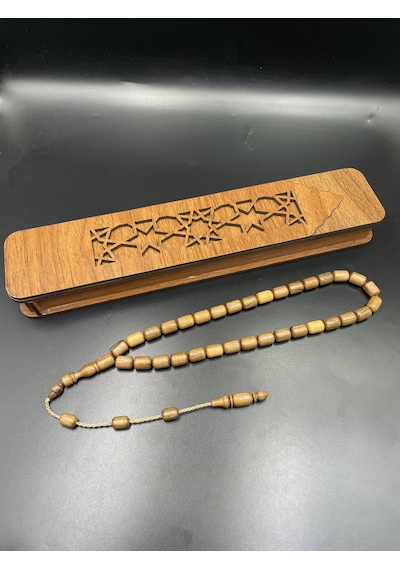 El Yapımı Ceviz Tespih 11x7 Mm
