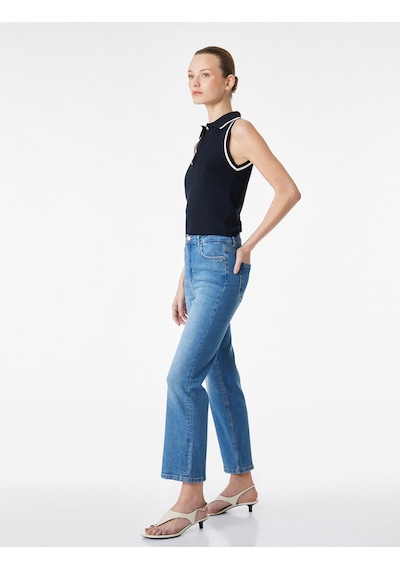Koton Dar Kesim Normal Bel Cepli İspanyol Paça Jean Pantolon - Flare Jeans Orta İndigo 6sal40013md İndigo Koton Dar Kesim Normal Bel Cepli İspanyol Paça Jean Pantolon - Flare Jeans Orta İndigo 6sal40013md İndigo