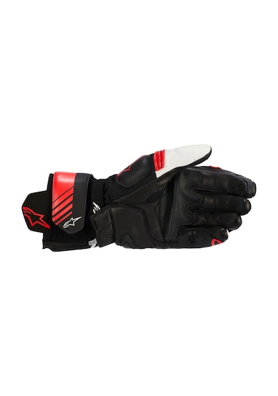 Alpinestars Gp Plus R V3 Korumalı Deri Motosiklet Eldiveni Siyah Kırmızı Beyaz