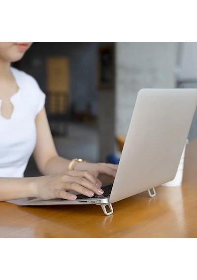 3b Trend 2 Kademeli Yükseklik Ayarlı Laptop Standı Gri Renk - Ergonomik Tasarım