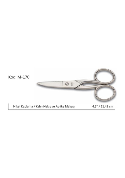Rose Europe Kalın Nakış Makası Süper Kalite No:4.5 11,43 Cm