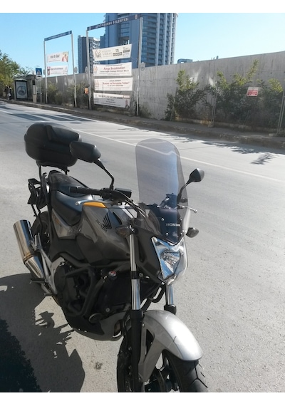 12-20 Honda Nc 700S. Nc 750S Uzun Ön Cam Zeus 52cm 4mm