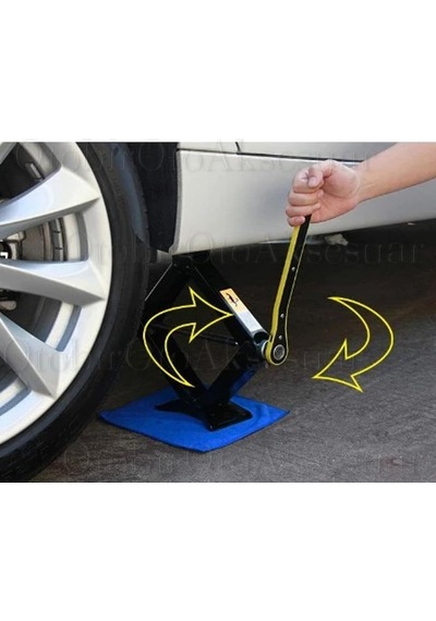 Scissor Jack Makaslı Oto Kriko Mekanik 1.5 Ton Araba Krikosu 40cm