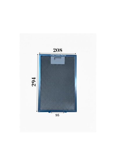 Arçelik İle Uyumlu P 75 I Davlumbaz Metal Filtresi