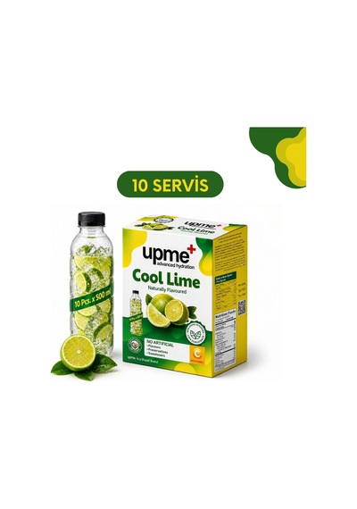 Cool Lime Limon Aromalı İçecek Tozu 10'lu Paket Vitamin C Stevia Doğal Aroma Diğer