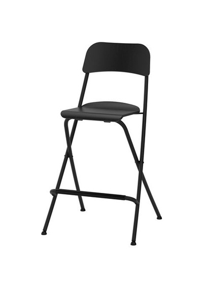 Ikea Franklın Bar Sandalyesi, Siyah, 63 Cm, Katlanabilir