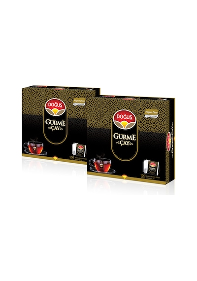 Doğuş Gurme Siyah Süzen Bardak Poşet Çay 2'li 100 x 2 G