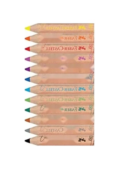 Jumbo Yarım Boy Boya Kalemi - 12 Renk 103 Ivory