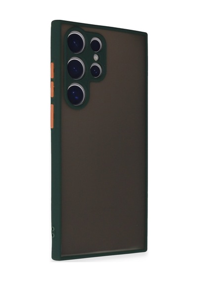 Samsung Galaxy Uyumlu -  S24 Ultra Kılıf Montreal Silikon Kapak -  Yeşil