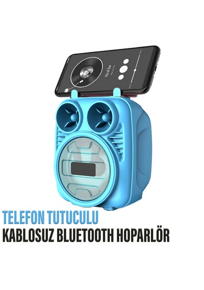 Kablosuz Bluetooth Hoparlör Speaker Telefon Tutucu Rgb Hoparlör