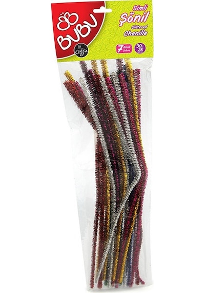 Bu-Bu Simli 30Cm 7 Renk 25'Li Bubu00106