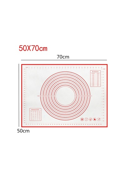 Silikon Hamur Açma Matı - Silipat İdeal Xl Boy 70X50 Cm
