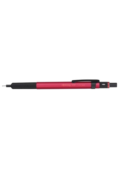 Rotring 500 Kırmızı Versatil Kalem 0.5 Mm Hafif Gövde Ve Kaymaz Yüzey İle Ergonomik Tasarım