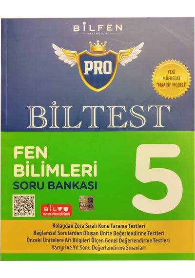 Bilfen Yayıncılık 5. Sınıf Biltest Fen Bilimleri Soru Bankası