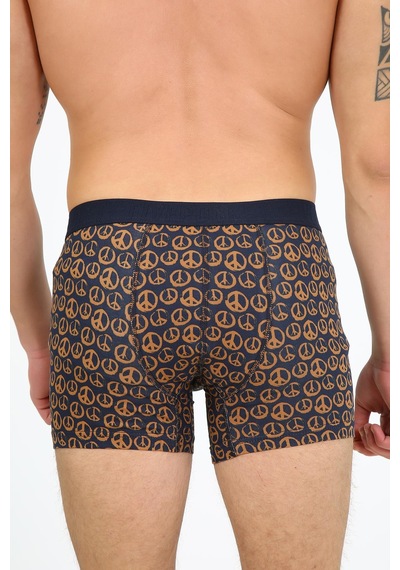 Five Pocket Fpb8001 Desenli Erkek Boxer Peace