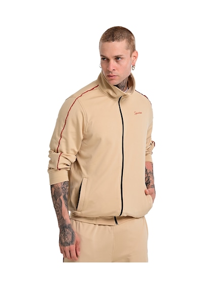 Sportive Coruna Erkek Bej Günlük Stil Eşofman Üstü 24ke014-oat 1656306 Bej