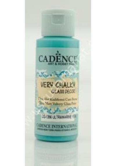 Cadence Very Chalky Glass Decor Cam Boyası 59ml 1356 Ultramarine Yes İl Diğer