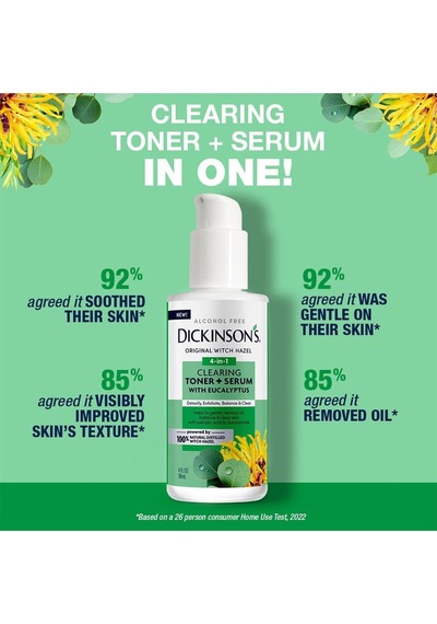 Dickinson's Cadı Fındığı Ve Okaliptüs Özlü Arındırıcı Tonik + Serum 118 ML