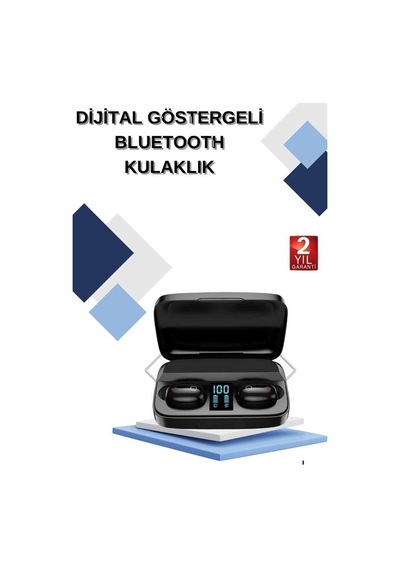 Dijital Göstergeli Bluetooth Kulaklık Kablosuz Tws Stereo Bluetooth 5.0 Mh-hs1503-0956