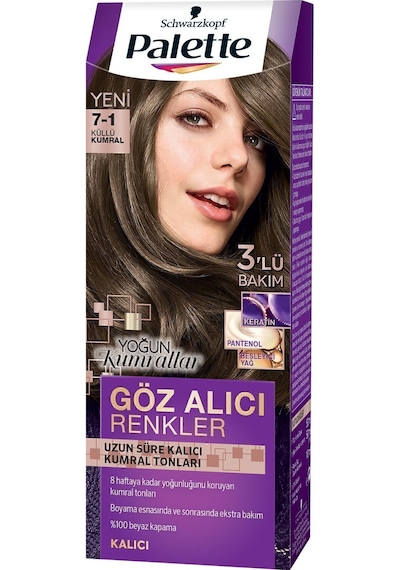 Palette Göz Alıcı Renkler 7 - 1 Küllü Kumral X 2 Adet