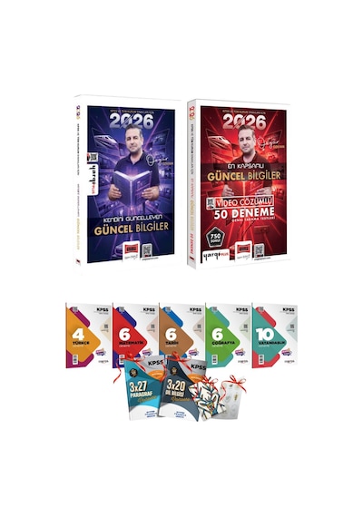 2026 Kpss Yargı Kendini Güncelleyen Güncel Bilgiler Ve Güncel Bilgiler 50 Deneme Ve 7li Branş Deneme