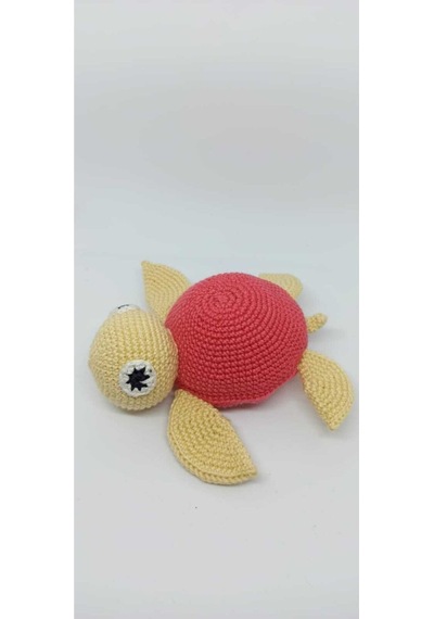 Amigurumi Sevimli Minik Kaplumbağa Pembe